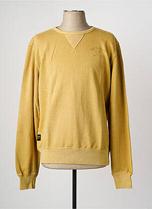 Sweat-shirt tissage jersey manches longues marron DAYTONA homme