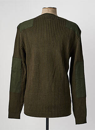 Pull col rond manches longues vert DAYTONA homme