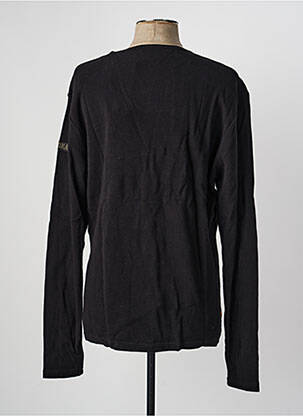 T-shirt stretch manches longues noir DAYTONA homme