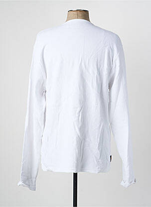 T-shirt stretch manches longues blanc DAYTONA homme