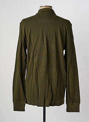 Polo manches longues manches longues vert DAYTONA homme
