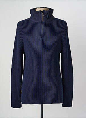 Pull stretch manches longues bleu DAYTONA homme