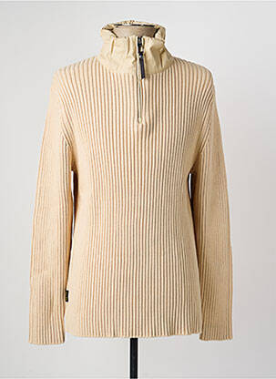 Pull stretch manches longues beige DAYTONA homme