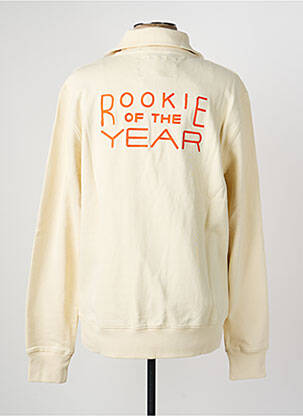 Sweat-shirt stretch manches longues beige DAYTONA homme