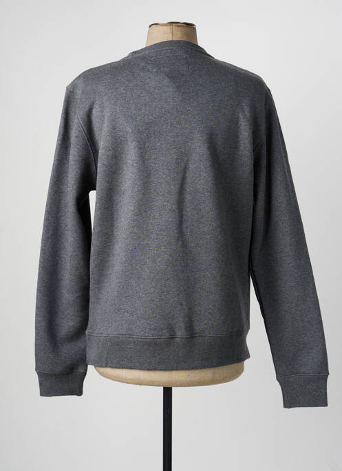 Sweat-shirt manches longues manches longues gris DAYTONA homme