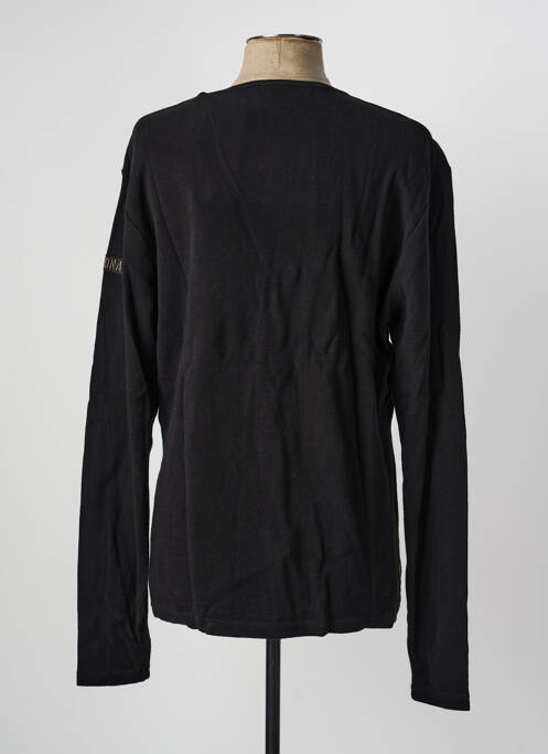 T-shirt stretch manches longues noir DAYTONA homme