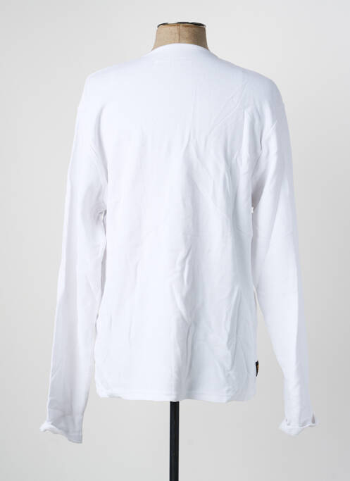 T-shirt stretch manches longues blanc DAYTONA homme