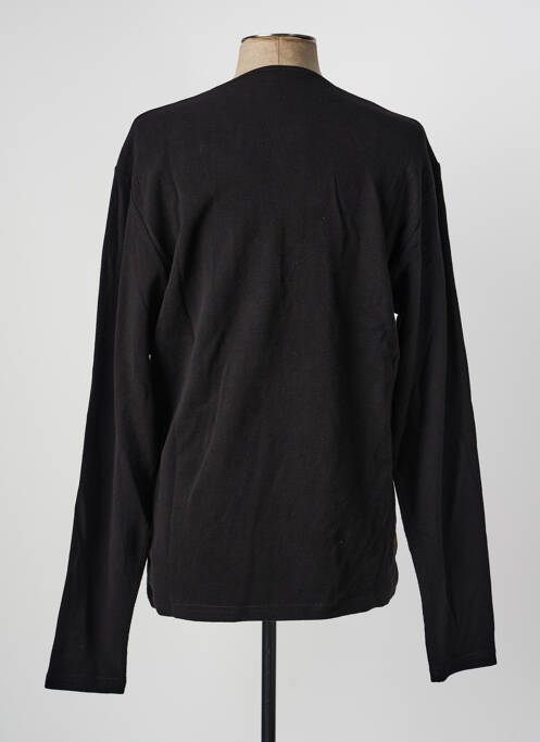 T-shirt stretch manches longues noir DAYTONA homme