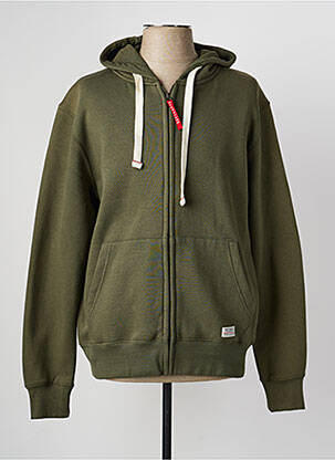 Veste casual coupe droite vert DAYTONA homme