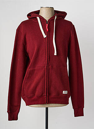 Veste casual coupe droite rouge DAYTONA homme