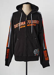 Veste casual coupe droite noir DAYTONA homme