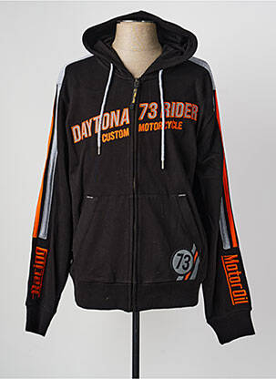 Veste casual coupe droite noir DAYTONA homme