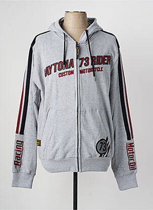 Veste casual coupe droite gris DAYTONA homme