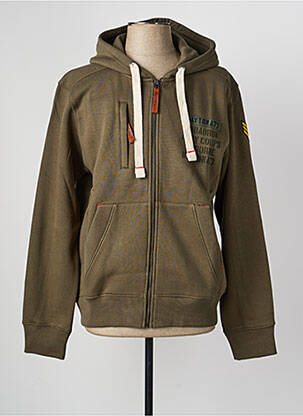Veste casual coupe droite vert DAYTONA homme