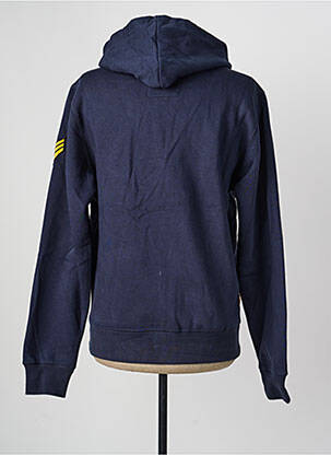Veste casual coupe droite bleu DAYTONA homme