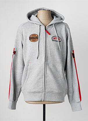 Veste casual coupe droite gris DAYTONA homme