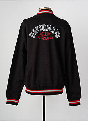 Veste casual coupe droite noir DAYTONA homme