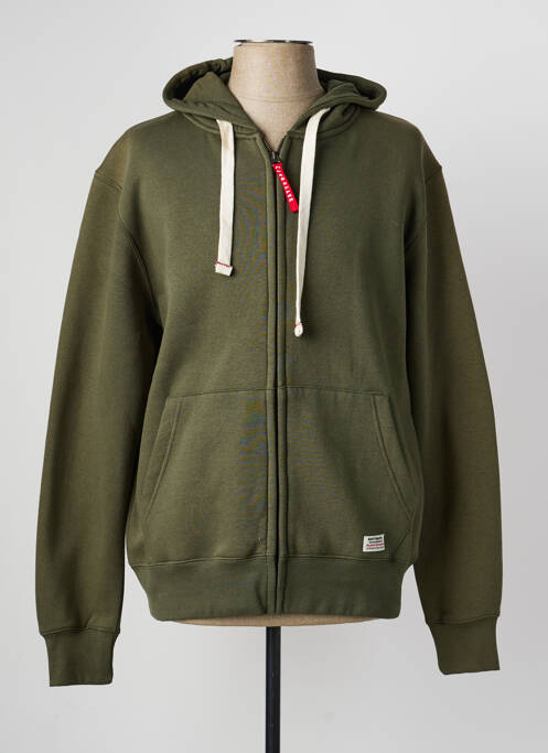 Veste casual coupe droite vert DAYTONA homme