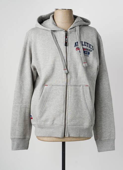 Veste casual coupe droite gris DAYTONA homme