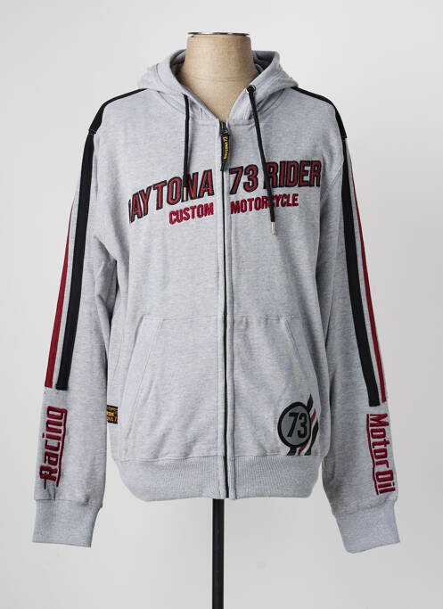Veste casual coupe droite gris DAYTONA homme