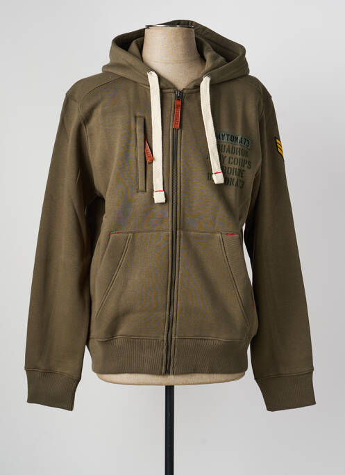 Veste casual coupe droite vert DAYTONA homme
