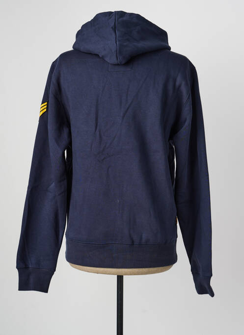 Veste casual coupe droite bleu DAYTONA homme