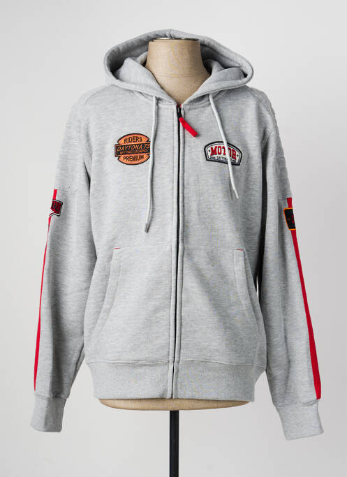 Veste casual coupe droite gris DAYTONA homme