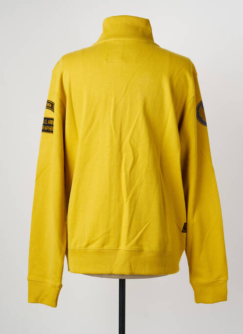 Veste casual coupe droite jaune DAYTONA homme