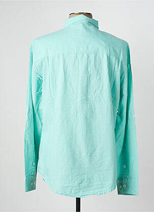 Chemise manches longues coupe droite vert DAYTONA homme