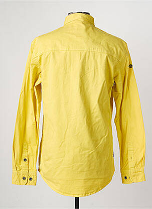 Chemise manches longues coupe cintrée jaune DAYTONA homme