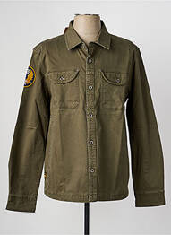 Veste casual fermeture boutonnée sur le devant vert DAYTONA homme