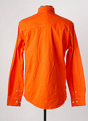 Chemise manches longues manches longues orange DAYTONA homme