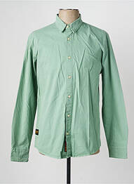 Chemise manches longues manches longues vert DAYTONA homme