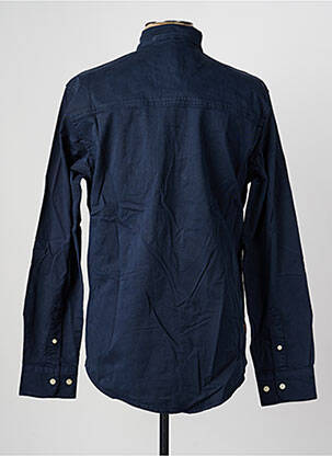 Chemise manches longues manches longues bleu DAYTONA homme