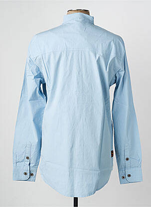 Chemise manches longues coupe cintrée bleu DAYTONA homme