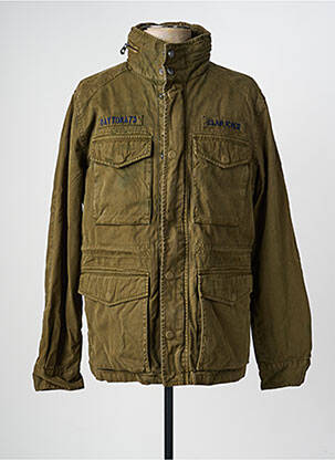 Veste casual coupe droite vert DAYTONA homme