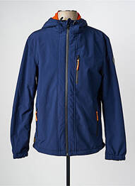 Blouson capuche bleu DAYTONA homme