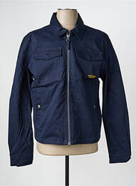 Veste casual coupe droite bleu DAYTONA homme