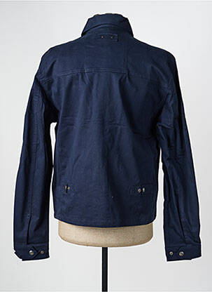 Veste casual coupe droite bleu DAYTONA homme