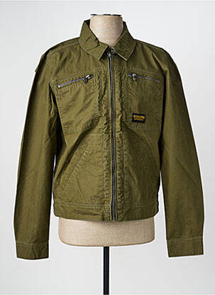 Veste casual poignets boutonnés avec fente vert DAYTONA homme