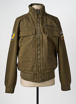 Veste casual coupe droite vert DAYTONA homme