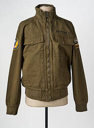 Veste casual coupe droite vert DAYTONA homme