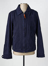 Veste casual coupe droite bleu DAYTONA homme