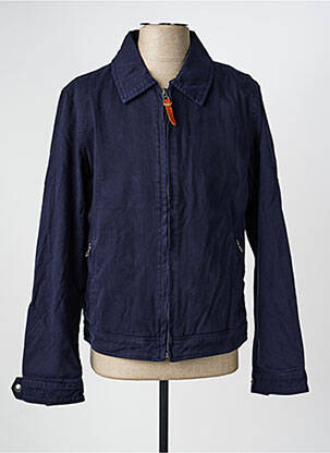 Veste casual poignets boutonnés avec fente bleu DAYTONA homme