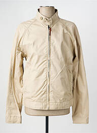 Veste casual poignets boutonnés avec fente beige IRON AND RESIN homme