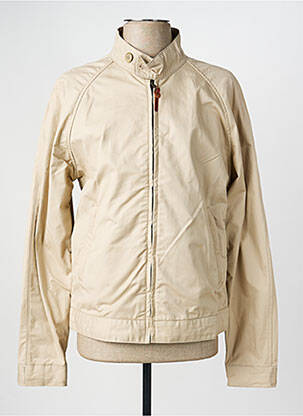 Veste casual poignets boutonnés avec fente beige IRON AND RESIN homme