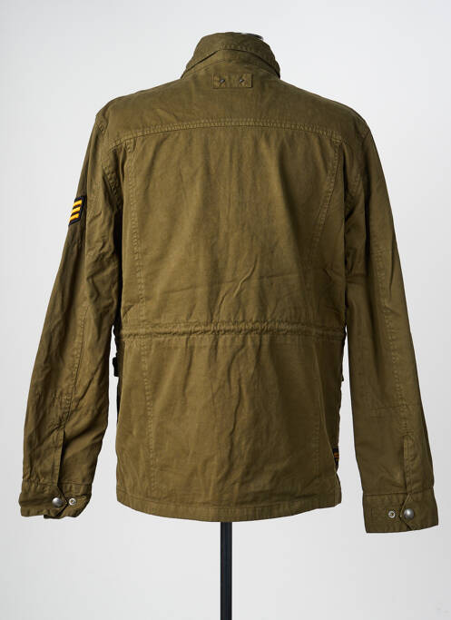 Veste casual poignets boutonnés avec fente vert DAYTONA homme