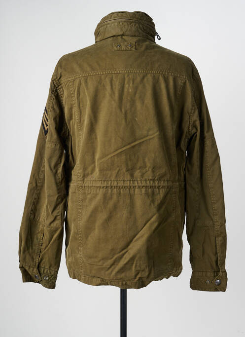 Veste casual poignets boutonnés avec fente vert DAYTONA homme
