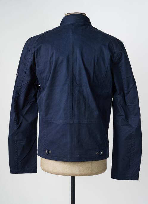 Veste casual coupe droite bleu DAYTONA homme