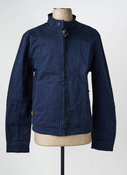 Veste casual manches longues bleu DAYTONA homme
